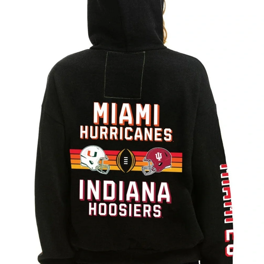 NWT Aviator Nation College Football National Championship Black Hoodie Sweater. - Picture 2 of 4
